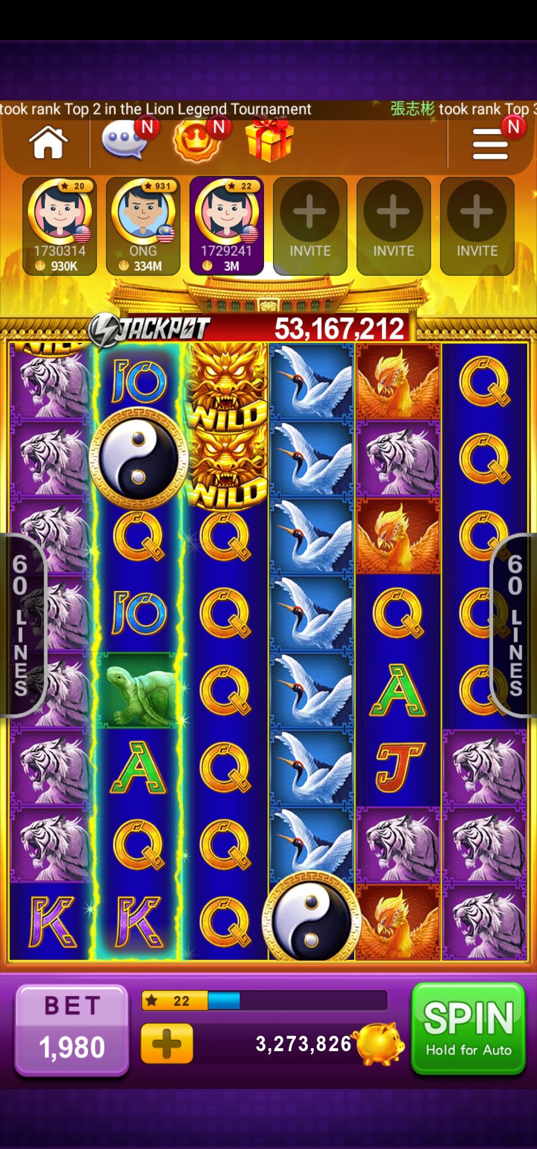 Oceans King game